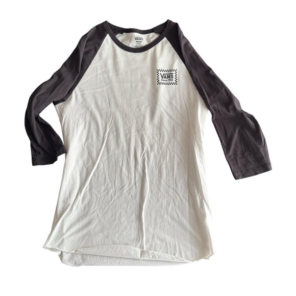 Vans Raglan Baseball Tee With Logo Print - Medium - Picture 1 of 4